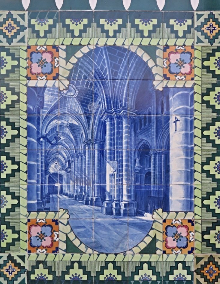 Évora – azulejos na vlakovém nádraží  (azulejos no estação ferroviária)