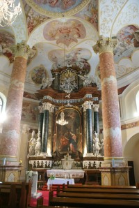 Rýmařov - hlavní oltář kaple v Lipkách