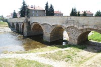 Litovel - Svatojánský most z konce 16. stol. (třetí nejstarší most v ČR)