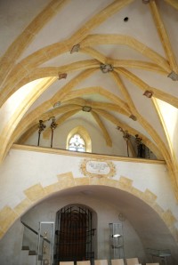 interiiér kaple sv. Jiří (České kaple) v Litovli