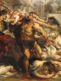 detail Rubensova Betlémského vraždění neviňátek (cca 1638)