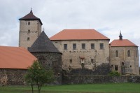 pozdně gotický hrad v podobě z r. 1480