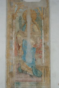 gotické malby ze 14. stol.