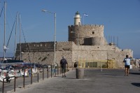 Rhodos – pevnost sv. Mikuláše (Agiou Nikolaou)