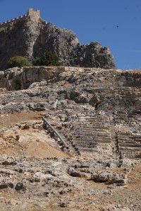 antické divadlo pod Akropolí