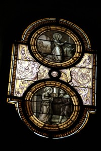 okno v kapli sv. Barbory