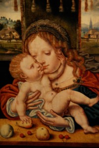 Joos van Gleeve (okruh) - Panna Maria s dítětem