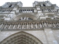 průčelí Notre Dame de Paris