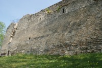 Zámostí – zřícenina gotického hradu Hrádek (Starý Stránov, Myškův Hrádek)