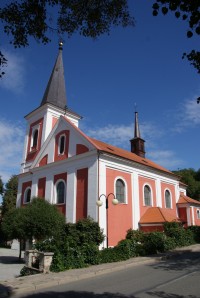 Rájec (Rájec - Jestřebí) – barokní kostel Všech svatých