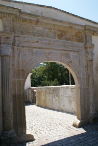Moravská Třebová – zámecký portál, nejstarší renesanční památka v ČR
