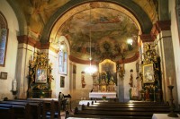 Šumperk – Barborka (kostel i hřbitovní kaple) 2 – fresková výzdoba