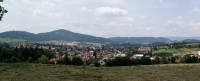 panoramatický pohled z Holubího vrchu