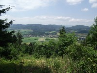 výhled z Kamenitého kopce
