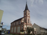 Bílsko (u Litovle) - kostel Božského Srdce Páně