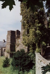 severní strana hradu
