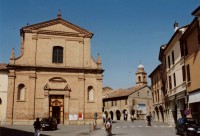 Bagnacavallo - kostel Panny Marie (Chiesa di Santa Maria della Pace o del Carmine)