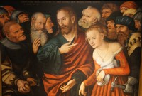 L. Cranach st. - Kristus a cizoložnice