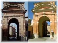 Bagnacavallo - městské brány (Portas)