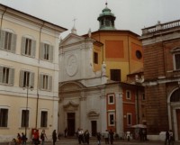 Ravenna – „volební“ kostel Panny Marie (Chiesa di Santa Maria del Suffragio)