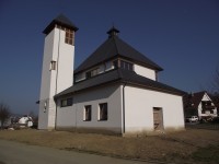 kostel Panny Marie Karmelské v Dolní Lhotě