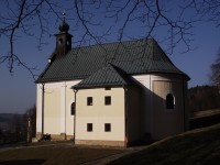 poutní kostel Panny Marie Sněžné na Malenisku