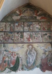 fresky v kostele