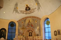 pohled za ikonostas sv. Gorazda
