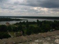 Bělehrad - soutok Sávy a Dunaje