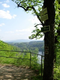 Vyhlídka od bývalého hradu Svrčov