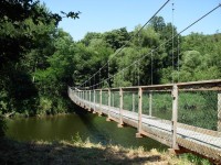 Most pro pěší přes Dyji