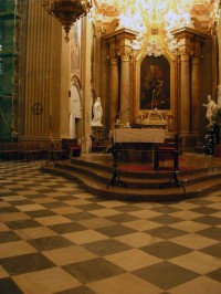 Interiér baziliky Velehrad