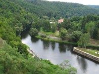 Dyje pod Vranovskou přehradou
