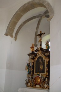 oltář v rotundě sv.Kateřiny