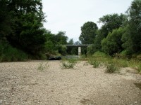 Most u Dyjákovic-pláže k přenocování