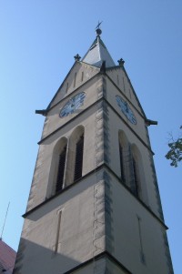 Věž kostela sv. Františka z Assisi