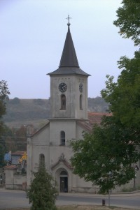 Výhled z okna zámku - kostel sv. Vojtěcha