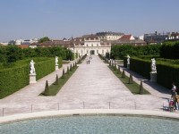 pohled na barokní perlu Vídně - palác Dolní Belveder