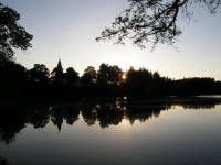 Podvečer na Černívském rybníku