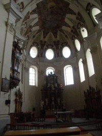 Bazilika sv. Markéty je skutečným srdcem kláštera
