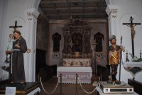 kostel Sv. Roka - interier, vpravo Sv. Roko