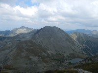 Varful Peleaga - pohled z vrcholu směr Varful Papusa
