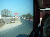 Příjezd na Panamerickou dálnici, Guatemala
