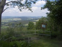 výhled směrem na Annaberg - Buchholz