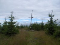 kříž na vrcholu