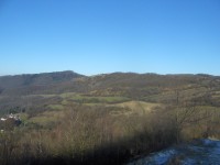 Varhošť a Lysá hora z Hradiště