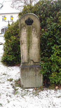 Poštovní kámen v Olbernhau.