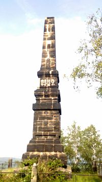 Velký obelisk na Liliensteinu.