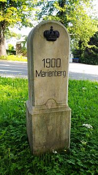 Poštovní kameny v Marienbergu.