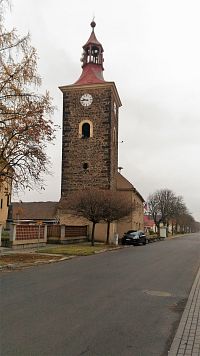 Zvonice v Droužkovicích.